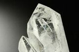 Glass-Clear Quartz Crystal Cluster - Brazil #292117-2